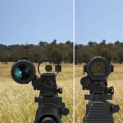 Feyachi M37 1.5X - 5X Red Dot Magnifier with RS-30 Reflex Sight Combo ...