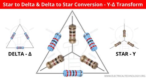 Star to Delta & Delta to Star Conversion. Y-Δ Transformation