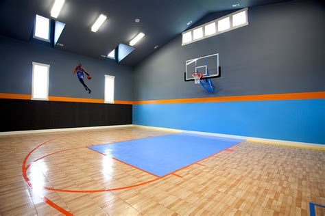 Indoor Basketball Court - Transitional - Home Gym - Salt Lake City - by ...