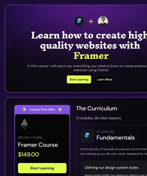 Framer Course for Framer