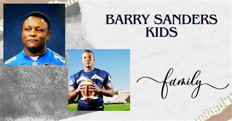 Barry Sanders Kids: Meet the Children of NFL Icon!