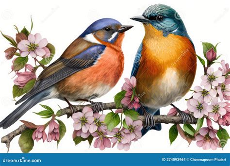 Beautiful Birds Chirping Spring Season a Symphony of Beautiful Birds ...