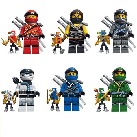 Ninjago Son Of Garmadon Jay Kai Zane Lloyd Cole Minifigures Lego