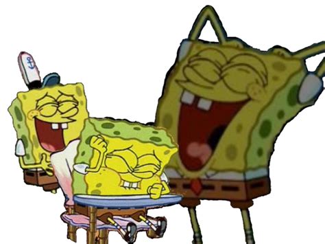 Laughing SpongeBob sticker Blank Template - Imgflip