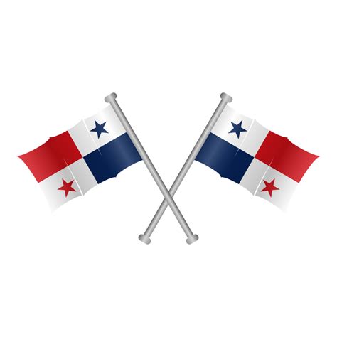 Panama Flag Vector, Panama, Flag, Panama Flag Shinning PNG and Vector ...