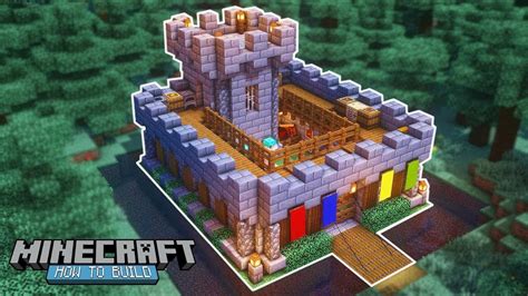 Minecraft: How to Build a Small Castle | Small Survival Castle Tutorial ...