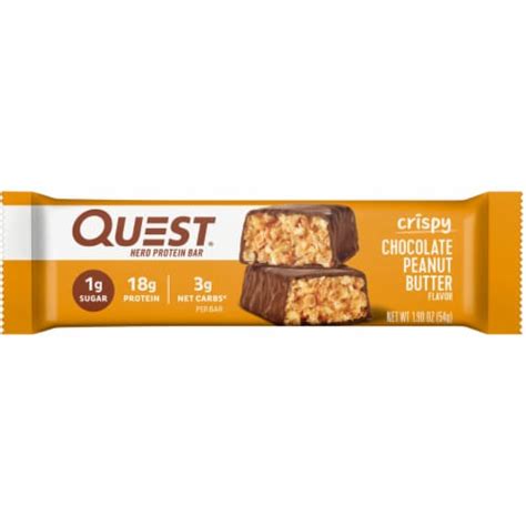 Quest Crispy Chocolate Peanut Butter Protein Bars, 1 ct - Kroger