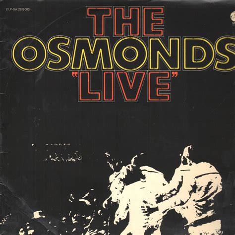 The Osmonds LIVE.Donny was my very first crush.Please check out my ...