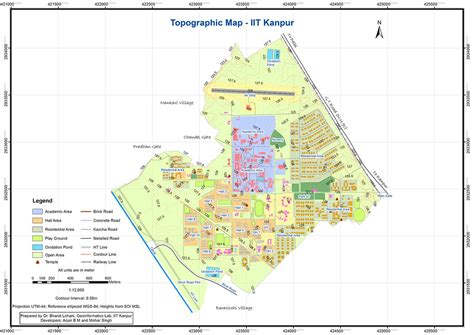 Iit Kanpur Campus Map - Map With Cities