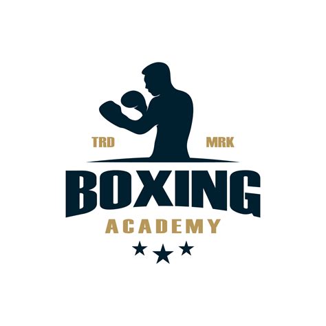 vintage logo boxing vector template illustration 10630034 Vector Art at ...