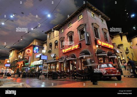 The picture shows a view of Montecasino, a leisure park with Stock ...