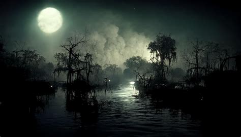 ArtStation - Night on the Bayou