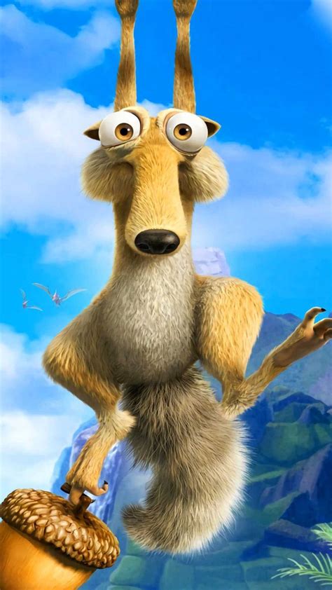 Scrat Wallpaper Discover more Anime, Cartoon, Film, Ice Age, Movie ...