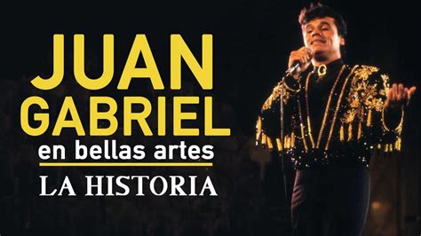 LA HISTORIA DE JUAN GABRIEL EN BELLAS ARTES (1990) - YouTube