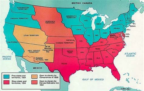 Three Fifths Compromise Map