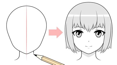 How To Draw A Anime Girl Face Step By Step