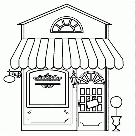 Simple Restaurant Drawing