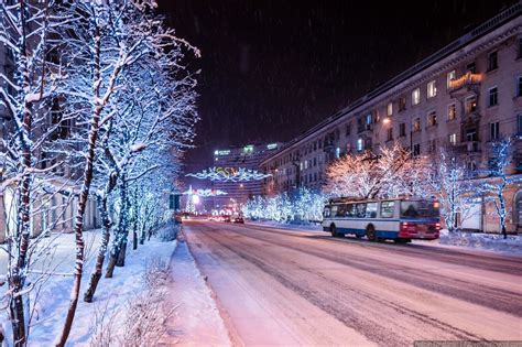 Winter in Murmansk, Russia : r/europe