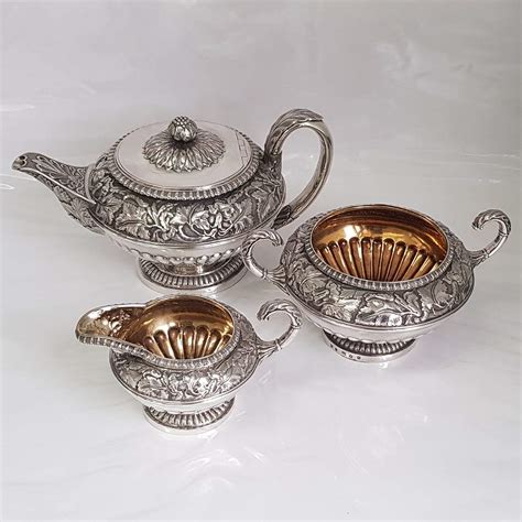 George III Antique Silver Tea Set | waxantiques