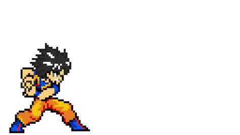 Pixilart - Goku Kamehameha ssj GIF by WeirdHomelesGuy