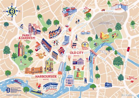 Bristol Illustrated Map — Olivia Brotheridge Design