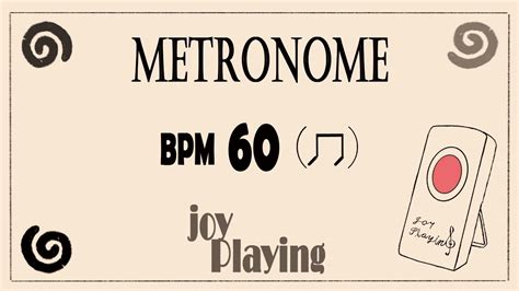 BPM 60 (Eighth Note) Metronome - YouTube