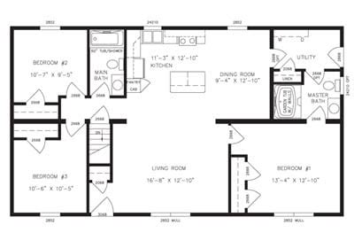 Ranch Style Modular Homes Floor Plans | Viewfloor.co