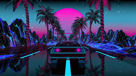 Delorean Outrun 4k Wallpaper,HD Artist Wallpapers,4k Wallpapers,Images ...