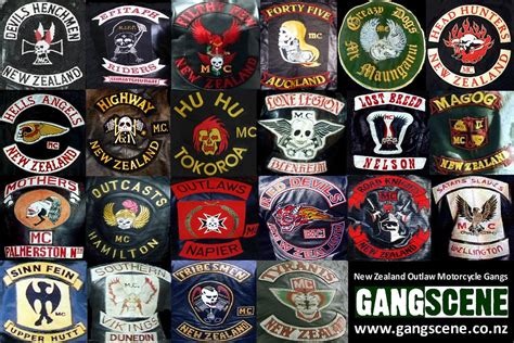 NZ motorbike gang patches | From www.gangscene.co.nz | Flickr