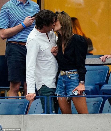 Alessandra Ambrosio passionately kisses Nicolo Oddi at US Open finals ...