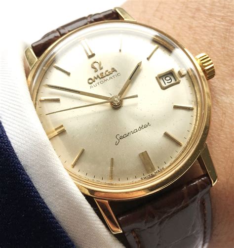 Omega Seamaster Automatic Vintage Steel With Dauphine Hands And Date ...