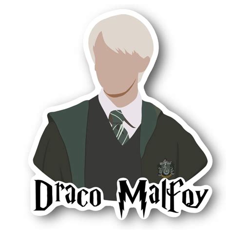 Draco Malfoy/Harry Potter Vinyl Sticker 2.6 by 3 inches | Etsy