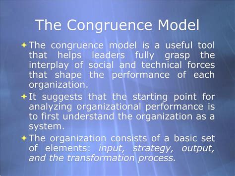 PPT - The Congruence Model PowerPoint Presentation, free download - ID ...