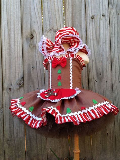 Custom gingerbread girl pageant tutu dress costume by RainbowsLNG ...