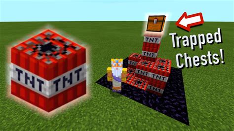 Minecraft How-to make an easy TNT trap with a Trapped Chest #Shorts ...