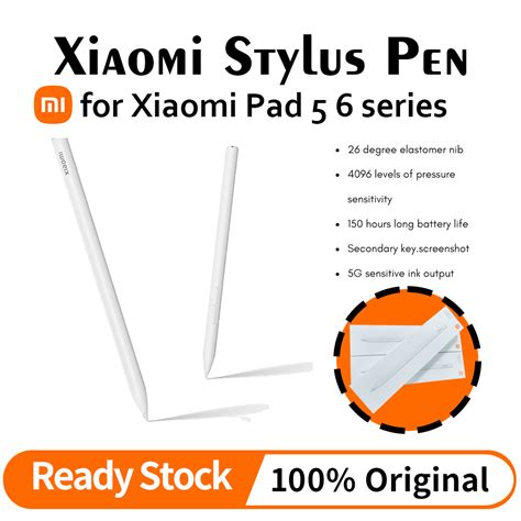 Original Xiaomi Stylus pen 2 / Xiaomi Pad 6 Touch Pen / Xiaomi Pad 5 ...