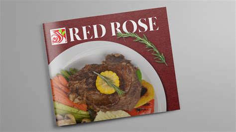 Red Rose Restaurant & Cafe: Menu Design on Behance