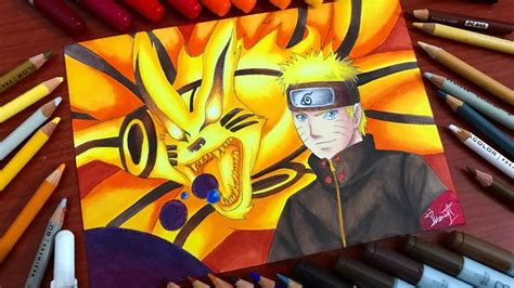 Naruto Kyuubi Mode Drawing