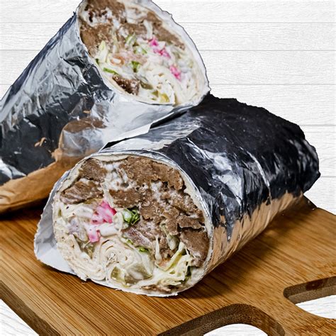 Lamb Donair Wrap – Donair – Nebo's Falafel House