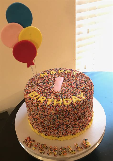 Sprinkles Birthday Cake