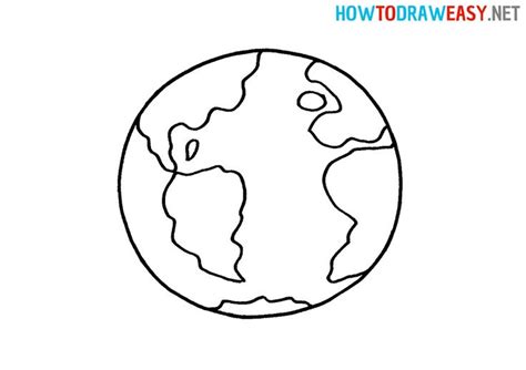 How to Draw an Easy Earth