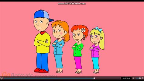 Goanimate Caillou Family Characters