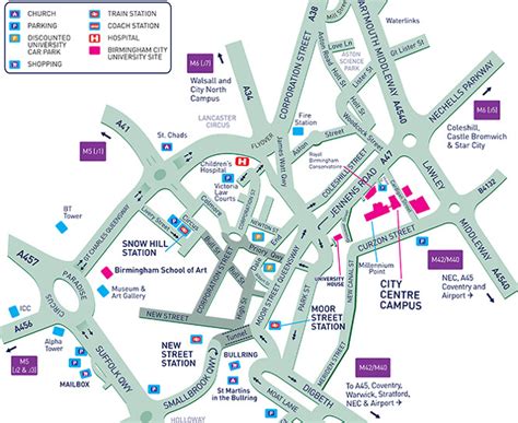 Our facilities and campus - Maps and directions - Birmingham School of ...