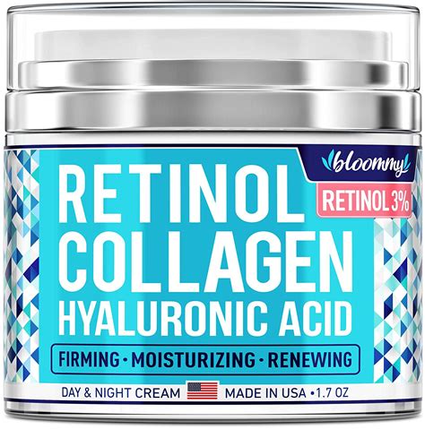 Bloommy Retinol Collagen Cream Hyaluronic Acid Day&Night Cream ...