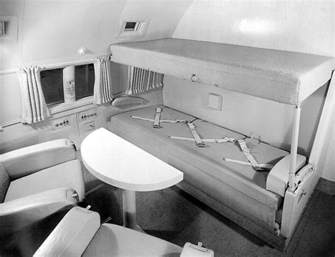 Interior of the Boeing 307 (Stratoliner) owned by Howard Hughes ...