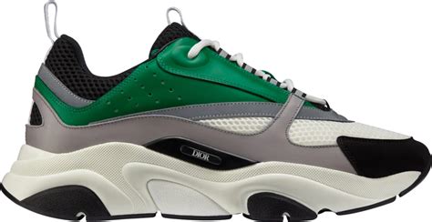 Dior Green & White 'B22' Sneakers | INC STYLE