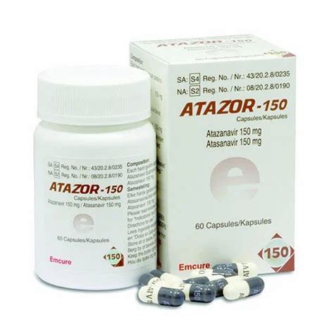 Atazanavir 150mg/Atasanavir 150mg, Packaging Type: Bottle, Packaging ...