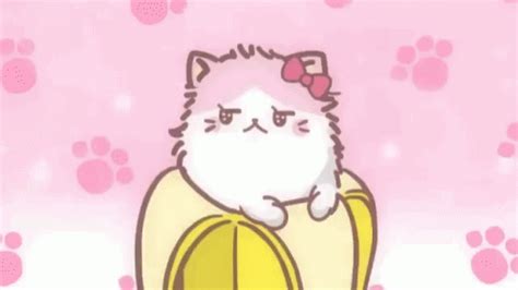 Bananya Banana GIF – Bananya Banana Cat – discover and share GIFs