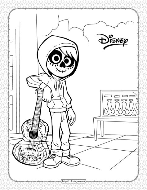 Disney Coco Pdf Coloring Pages | Disney coloring pages, Coloring pages ...