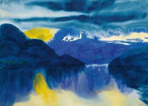 Emill Nolde, Le lac, 1930. Emil Nolde, né Hans Emil Hansen le 7 août ...